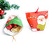 5pcs/set Christmas Gift Box Apple Gift Box Christmas Decoration For Home Santa Claus Pattern Leather Rope Candy Paper Bag - menochic